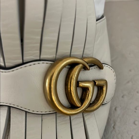 Gucci leather slides with gold double GG hardware .size 39 - Picture 4 of 15